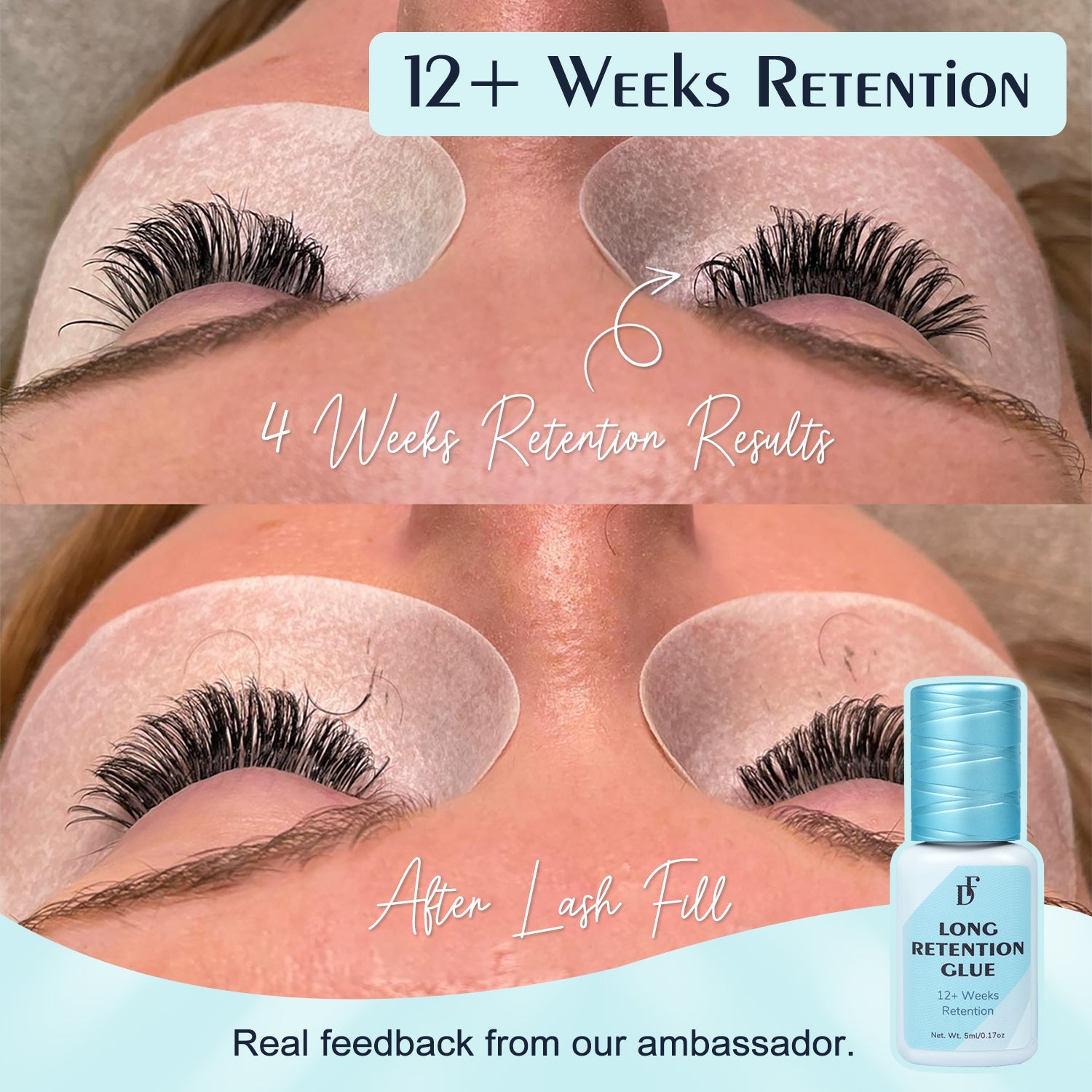 WHOLESALE: 0.3 - 0.5s Super Fast Drying Long Retention Lash Glue - DreamFlowerLashes®