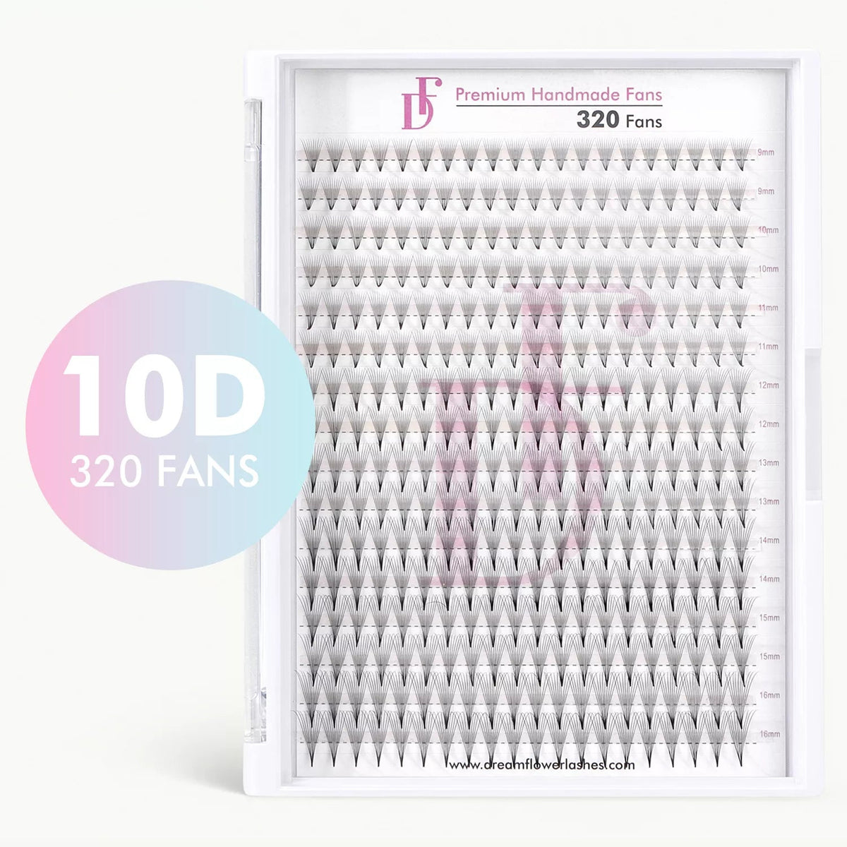 WHOLESALE 10D Pointy Base Premade Volume Fans 0.05mm - DreamFlowerLashes®