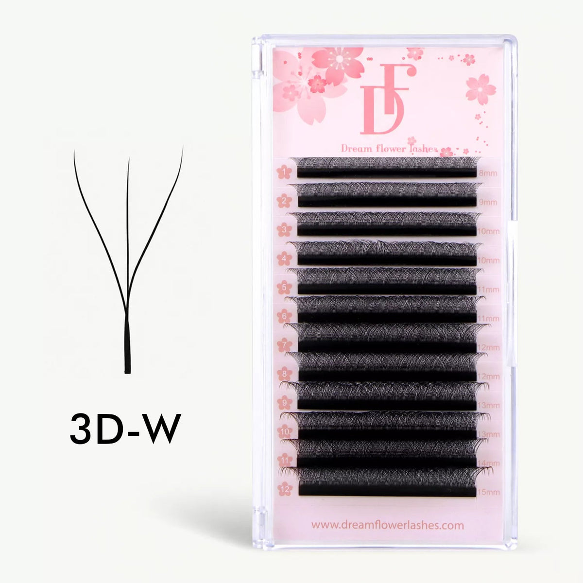 WHOLESALE 3D Clover Lashes W Shape Eyelash Extension - DreamFlowerLashes®
