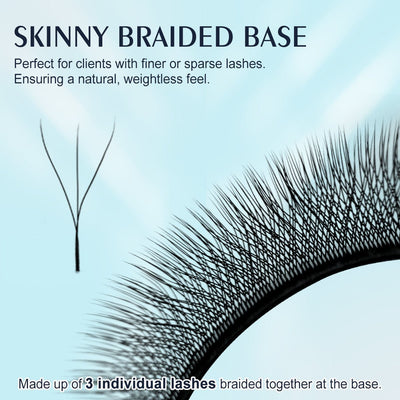 WHOLESALE 3D Clover Lashes W Shape Eyelash Extension - DreamFlowerLashes®