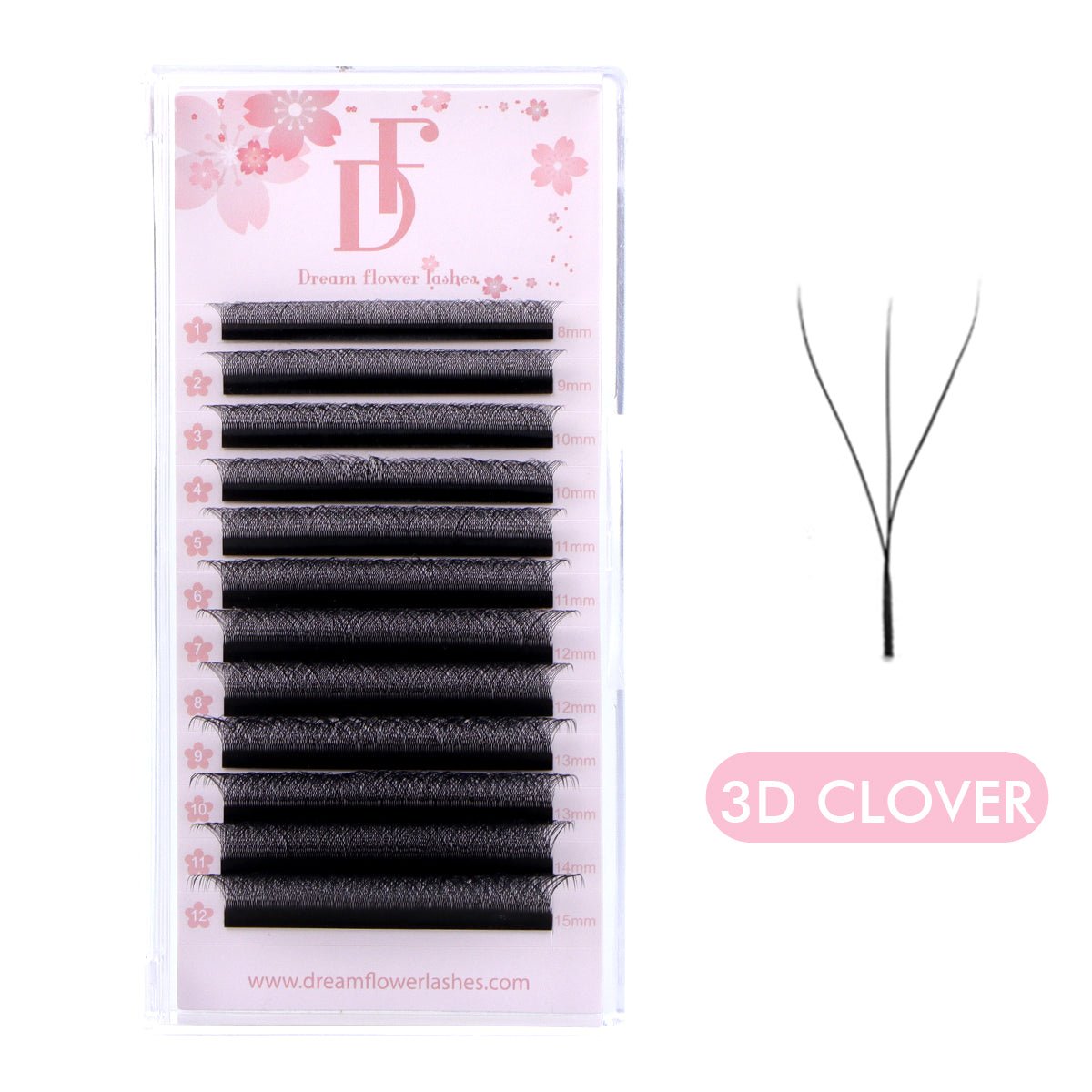 WHOLESALE 3D Clover Lashes W Shape Eyelash Extension - DreamFlowerLashes®