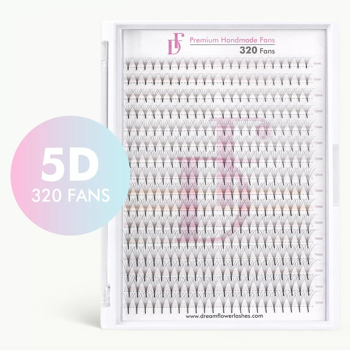 WHOLESALE 5D Pointy Base Premade Volume Fans 0.07mm - DreamFlowerLashes®