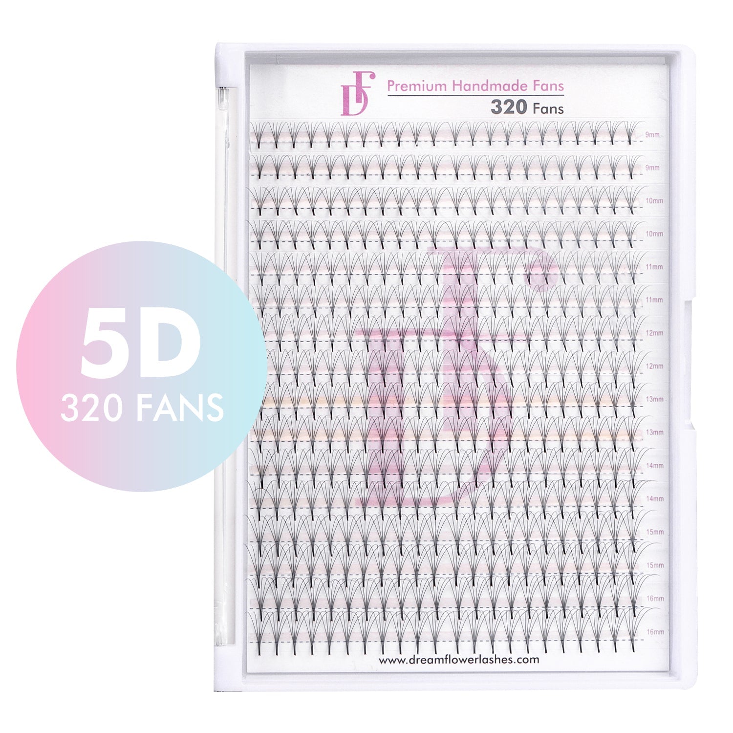 WHOLESALE 5D Pointy Base Premade Volume Fans 0.07mm - DreamFlowerLashes®