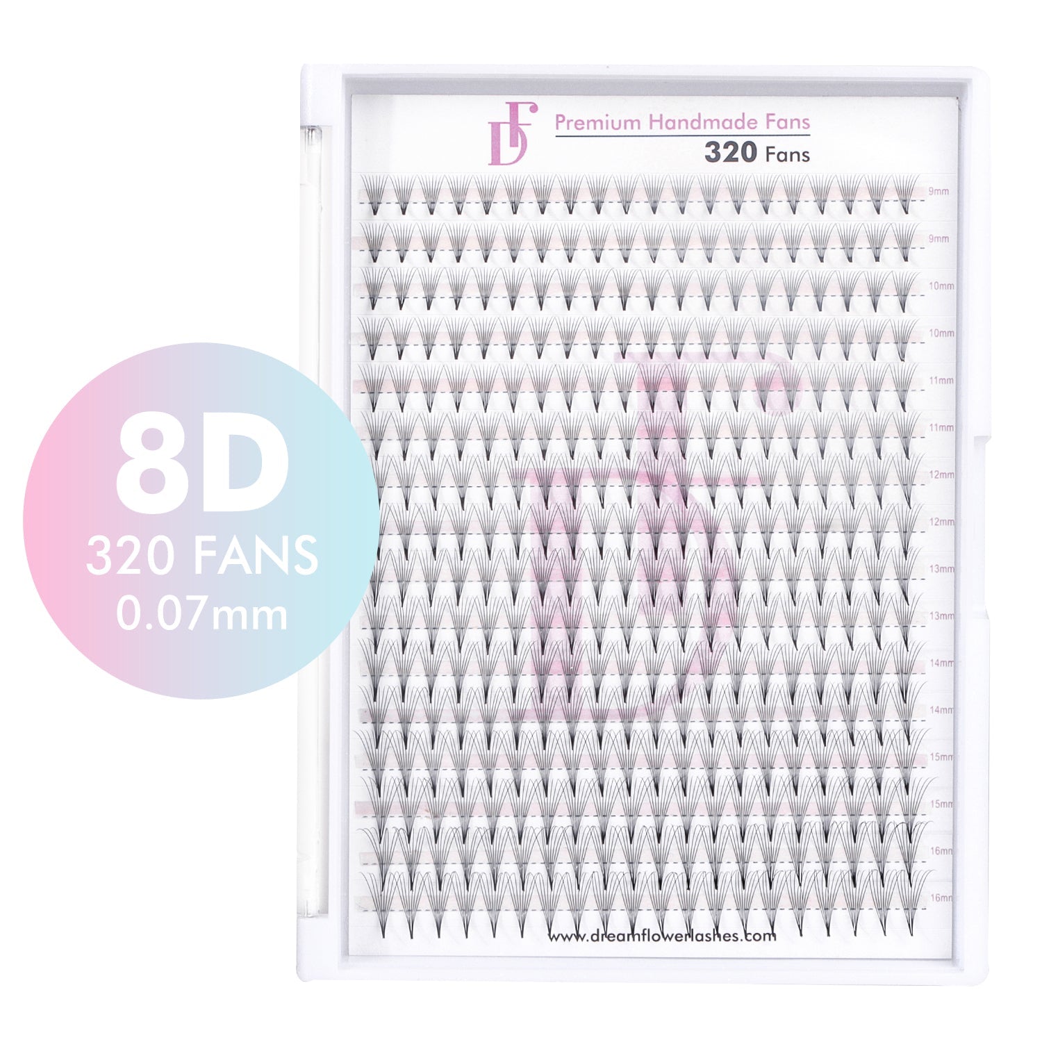 WHOLESALE 8D Pointy Base Premade Volume Fans - DreamFlowerLashes®