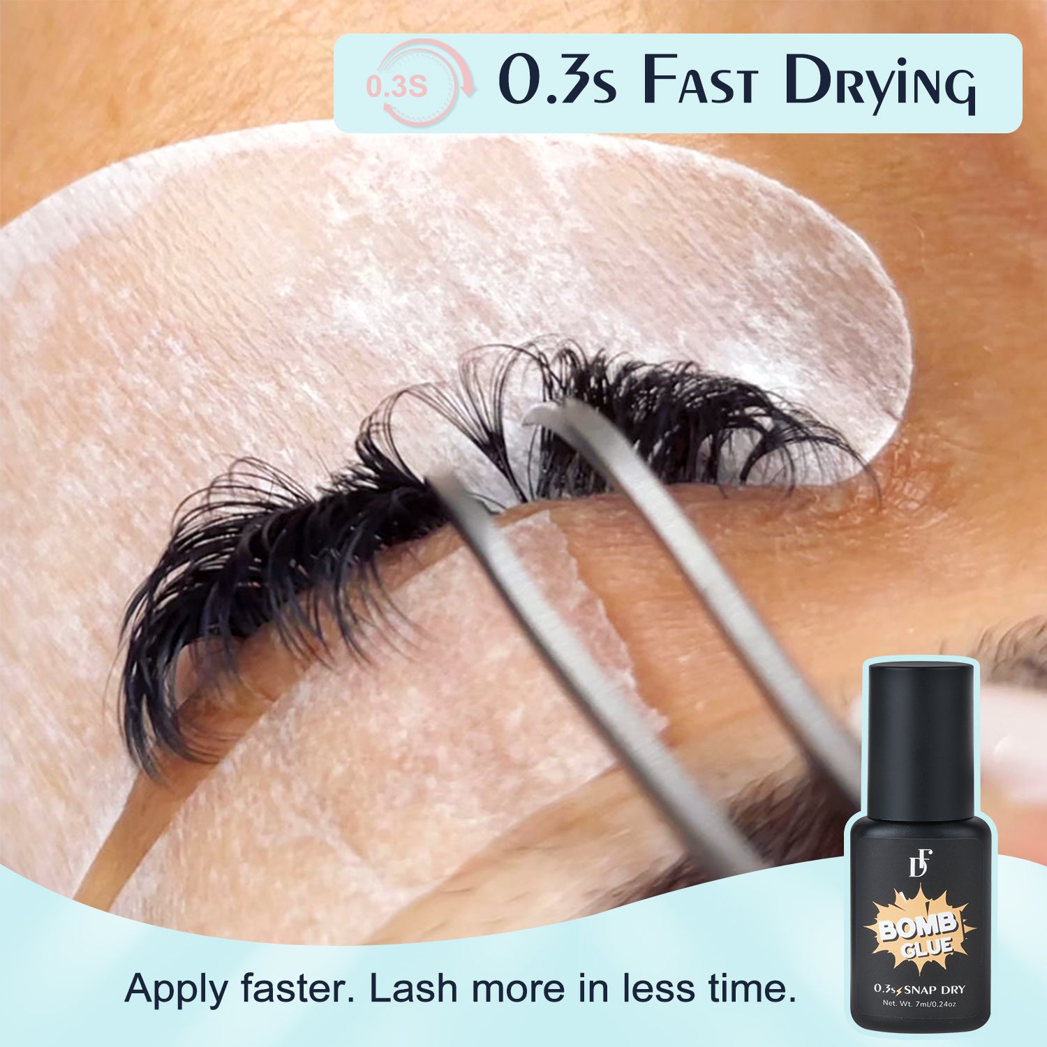 WHOLESALE Bomb Glue - 1s Fast Drying Extremely Strong Lash Adhesive - DreamFlowerLashes®