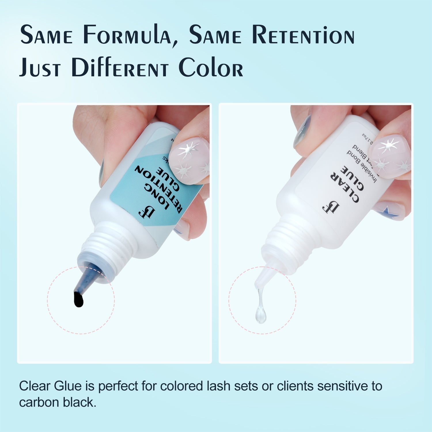 WHOLESALE Clear Glue for Eyelash Extensions 0.5s Fast Drying - DreamFlowerLashes®
