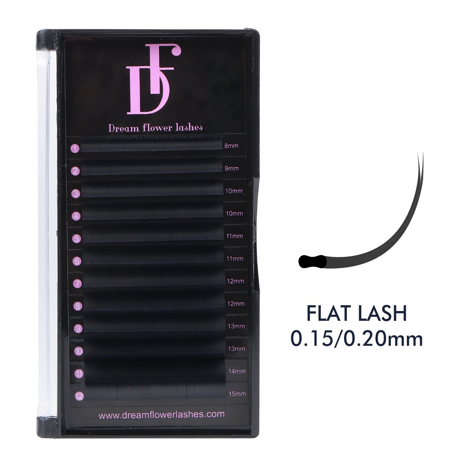 WHOLESALE Ellipse Cashmere Flat Lashes - DreamFlowerLashes®