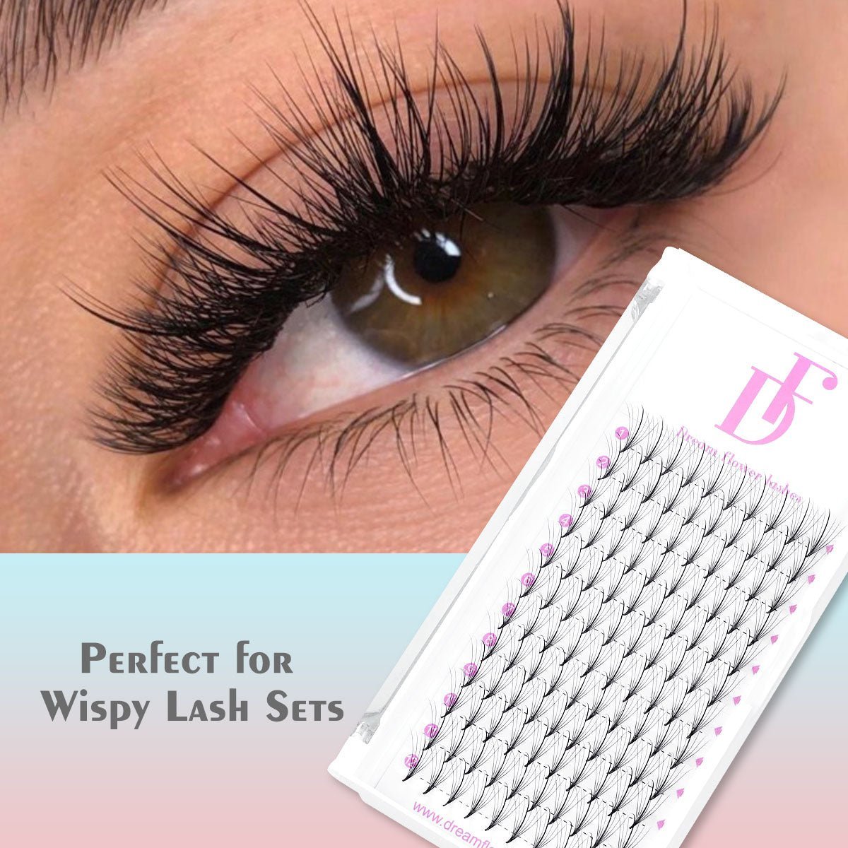 WHOLESALE Favor - 7D Wispy Premade Fans - DreamFlowerLashes®