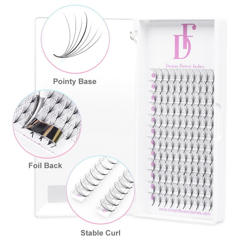 WHOLESALE Favor - 7D Wispy Premade Fans - DreamFlowerLashes®