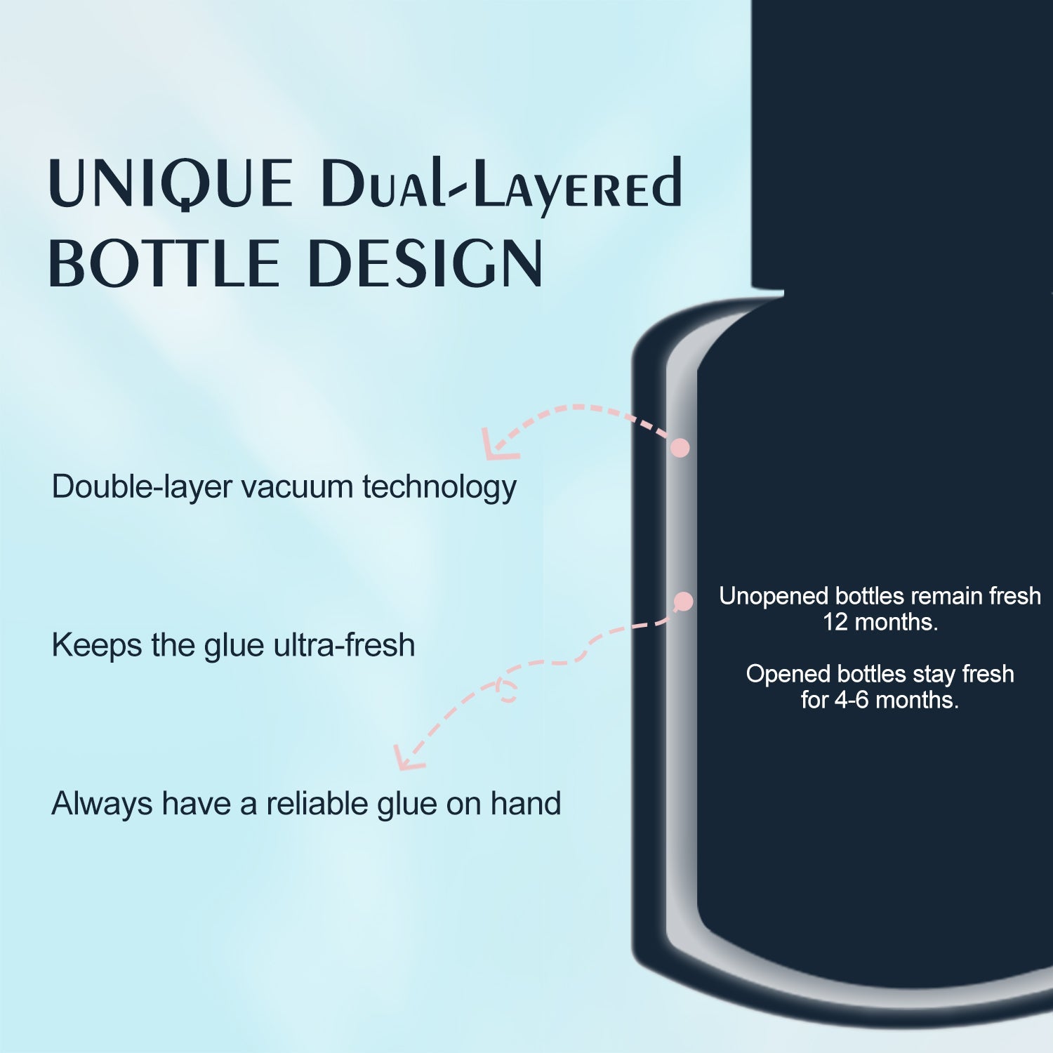 WHOLESALE Fresh Fusion Lash Adhesive 0.1s Ultra Fast Drying Lash Glue 8ML - DreamFlowerLashes®