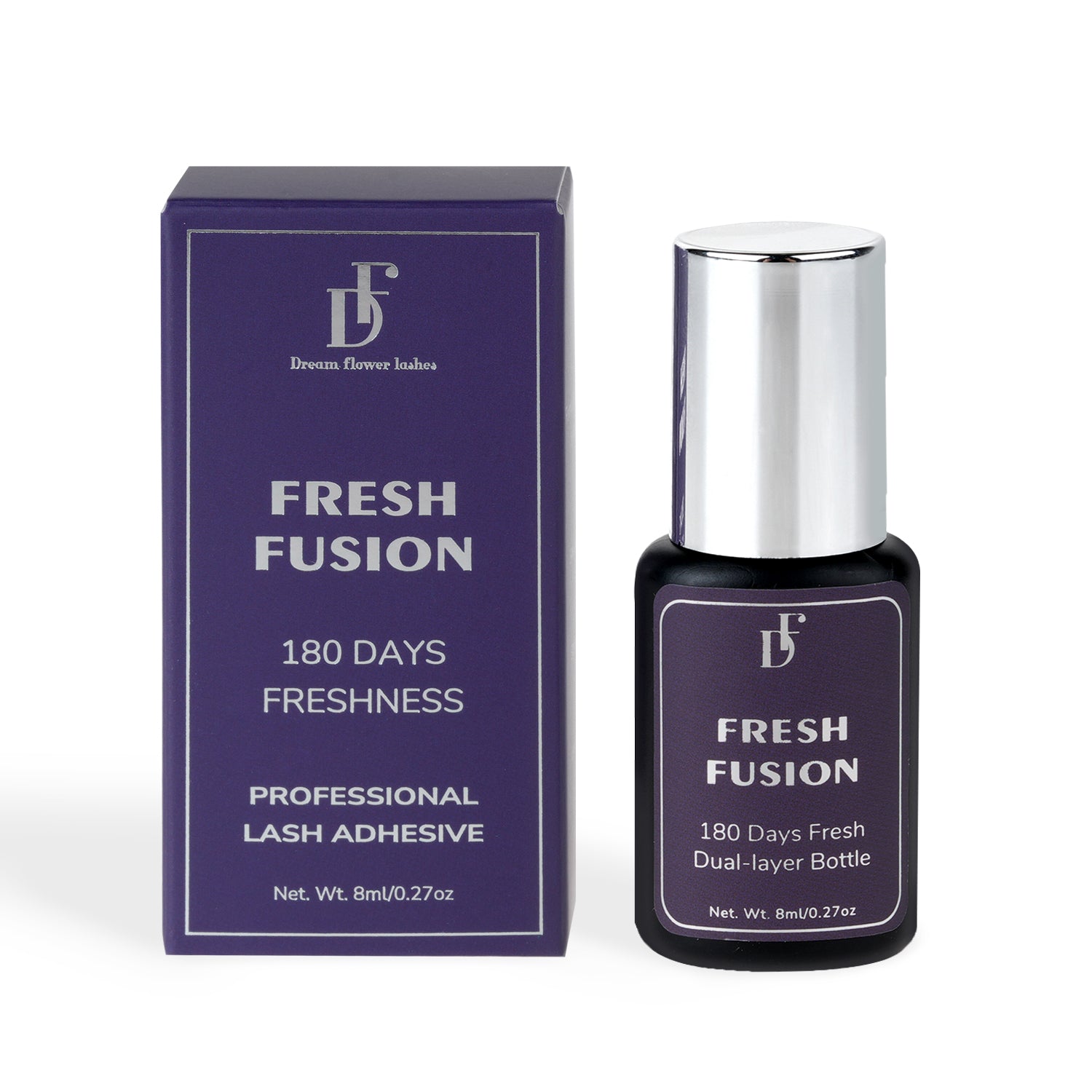 WHOLESALE Fresh Fusion Lash Adhesive 0.1s Ultra Fast Drying Lash Glue 8ML - DreamFlowerLashes®