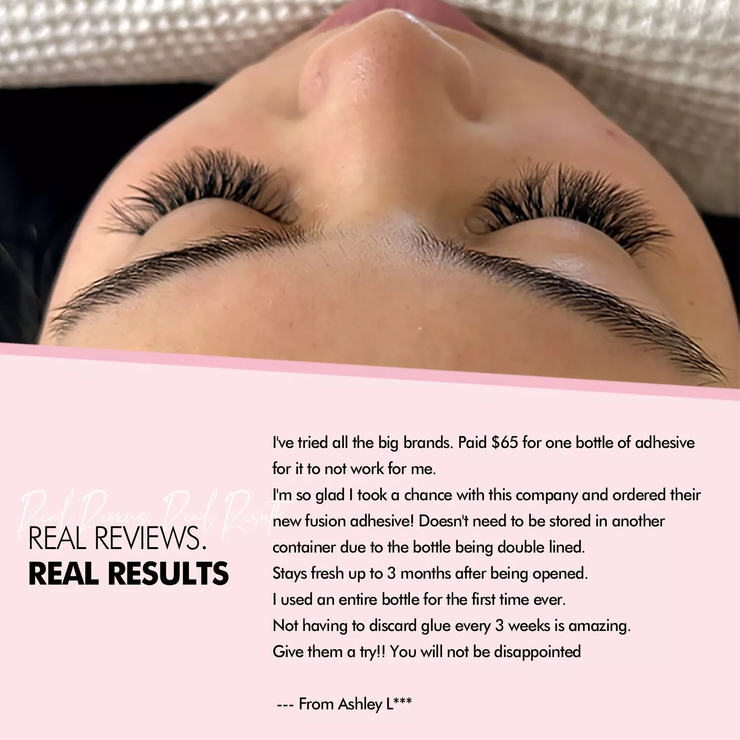 WHOLESALE Fresh Fusion Lash Adhesive 0.1s Ultra Fast Drying Lash Glue 8ML - DreamFlowerLashes®