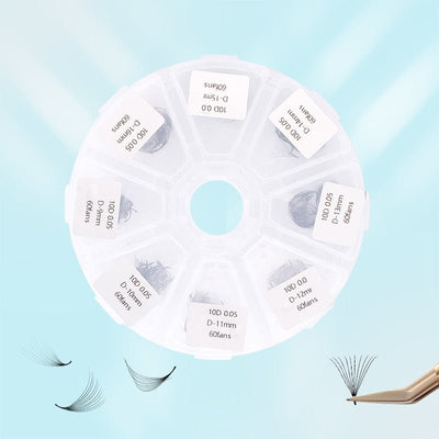 WHOLESALE Mixed Length Pointy Base Promade Loose Volume Fans - DreamFlowerLashes®