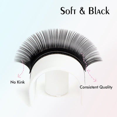 WHOLESALE Super Easy Fan Lash Extensions 0.03mm Self Fanning Lashes - DreamFlowerLashes®