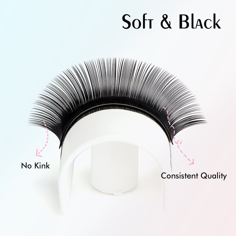 WHOLESALE Super Easy Fan Lash Extensions 0.03mm Self Fanning Lashes - DreamFlowerLashes®