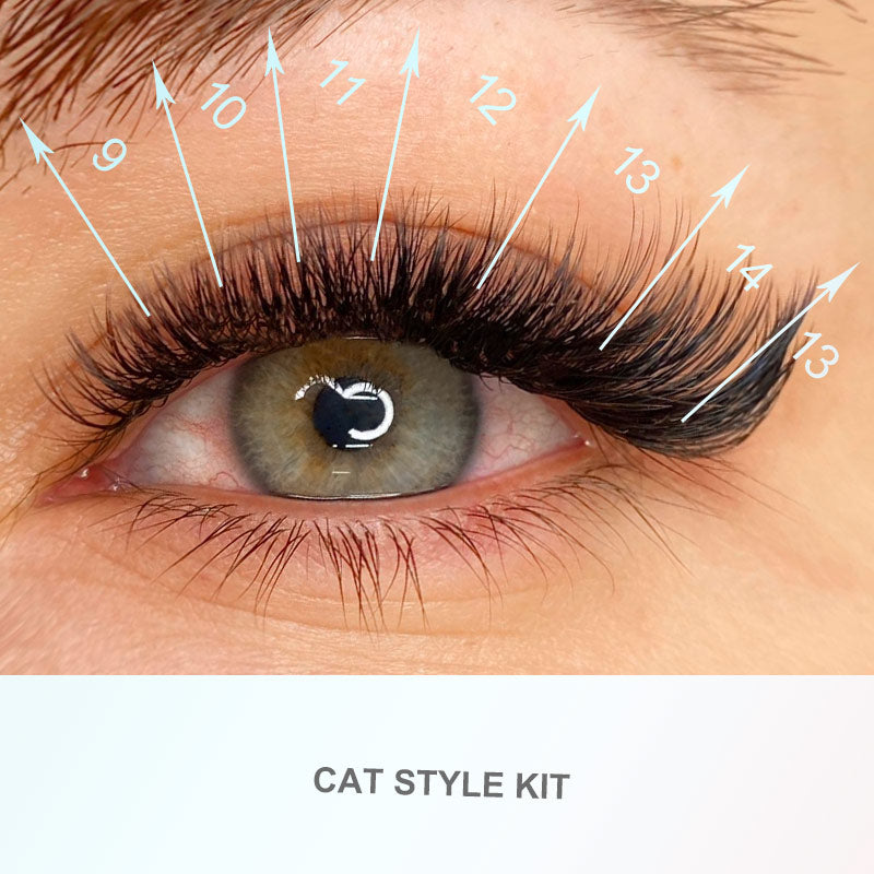 Cat Style Lash Set Kit for Eyelash Extensions