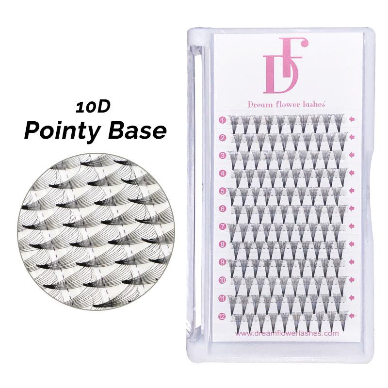 10D Pointy Base 0.07mm Premade Volume Fans - Dreamflowerlashes®