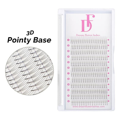 3D Pointy Base 0.07mm Premade Volume Fans - Dreamflowerlashes®