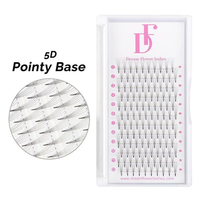 5D Pointy Base 0.07mm Premade Volume Fans - Dreamflowerlashes®