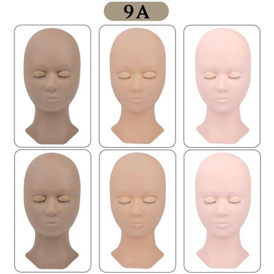 6 Sets Wholesale 9A Training Mannequin Head For Practice Eyelashes Extension - DreamFlowerLashes®