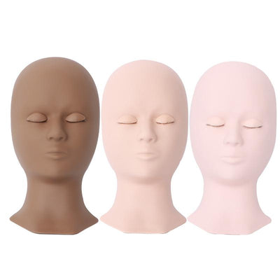 9A Training Mannequin Head For Practice Eyelashes Extension - dreamflowerlashes