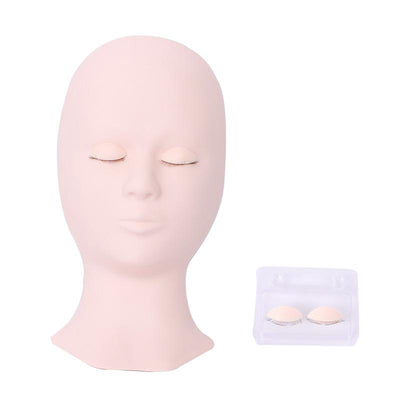 9A Training Mannequin Head For Practice Eyelashes Extension - dreamflowerlashes