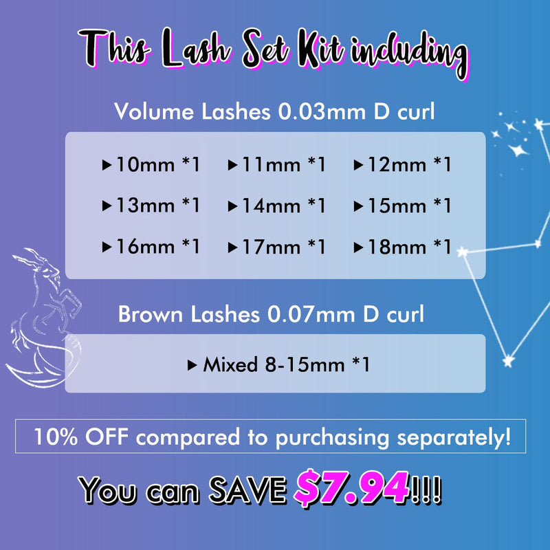 Capricorn Exclusive Lash Kit - Dreamflowerlashes®