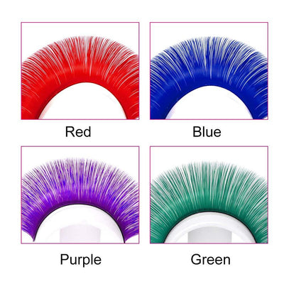 Clearance Sale-Colorful Volume Lash Extensions 0.07mm Self Fanning Lashes - DreamFlowerLashes®