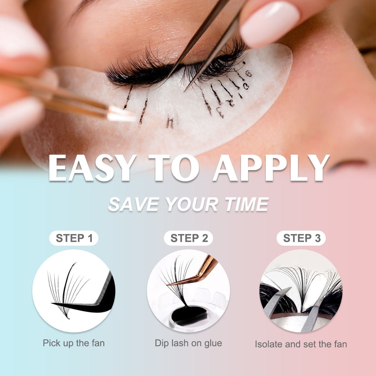 Favor-7D Wispy Premade Fans - DreamFlowerLashes®