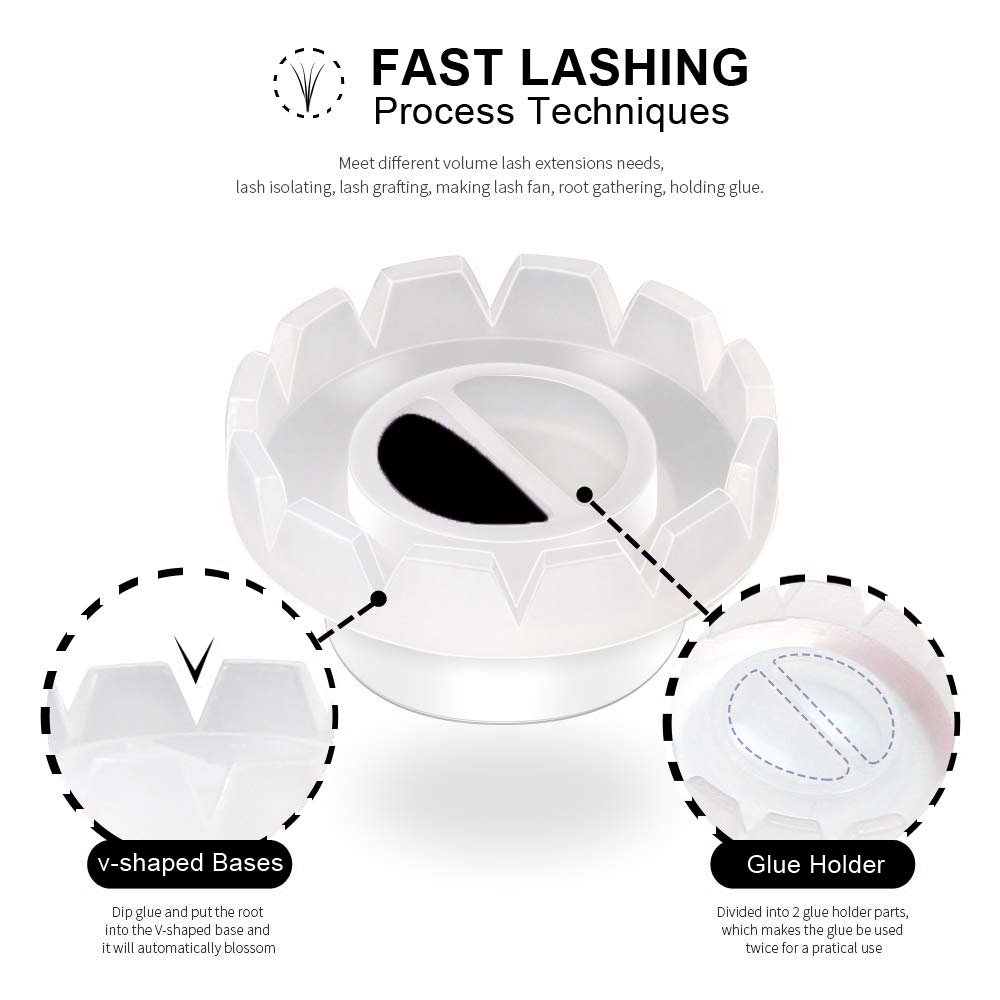 Flower Glue Rings Cup - Dreamflowerlashes®