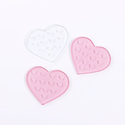 Heart-Shaped Pink Glue Holder - Dreamflowerlashes®