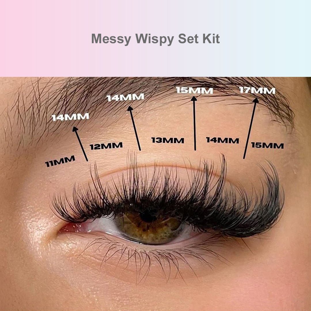 Individual Volume Wispy Lashes Kit 9 trays - DreamFlowerLashes®