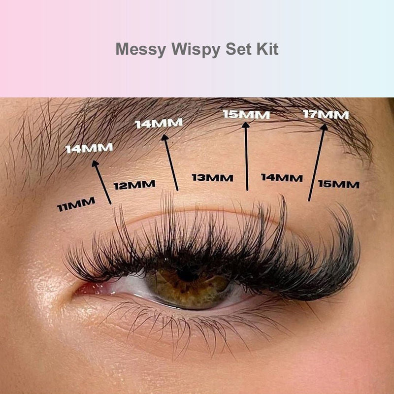 ✨Different eyelash styles, Natural Wispy Volume