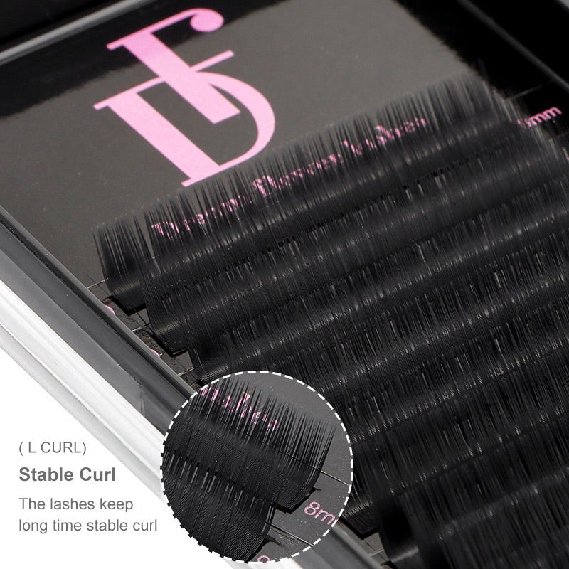 L Curl Volume Lashes Regular Individual Lash Extensions - Dreamflowerlashes®