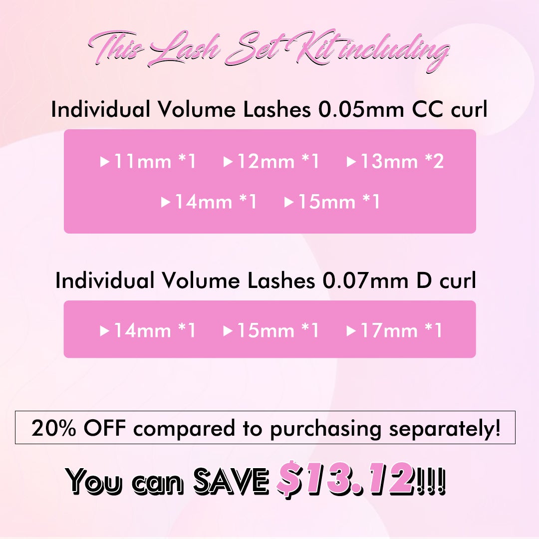 Messy Wispy Set Kit - Dreamflowerlashes®