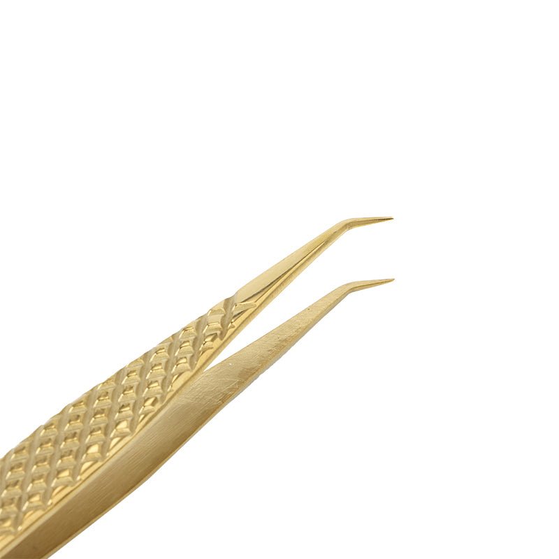 Multifunctional Satin Gold Tweezer - Dreamflowerlashes®