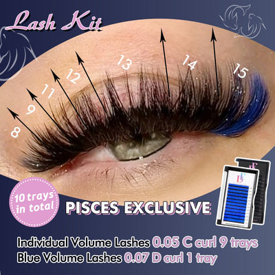 Pisces Exclusive Lash Kit - Dreamflowerlashes®
