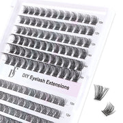 Pro DIY Lash Extensions 144 PCS Cluster Lashes-Rose 2 - DreamFlowerLashes®