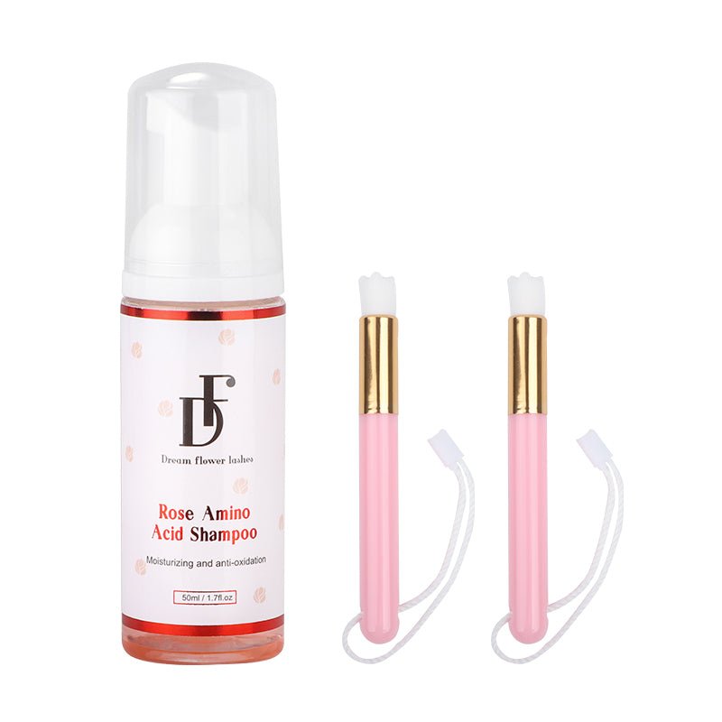 Rose Amino Acid Shampoo for Lash Extensions - Dreamflowerlashes®