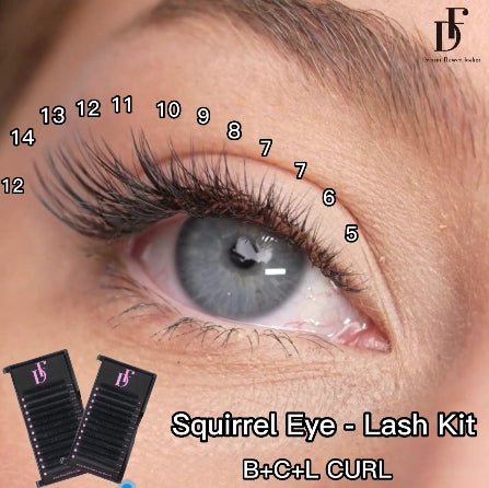 Squirrel eye lash kit - DreamFlowerLashes®