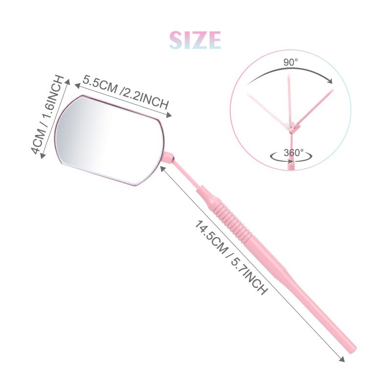 Stainless Steel 360 Degree Rotatable Mirror for Lash Extensions - DreamFlowerLashes®