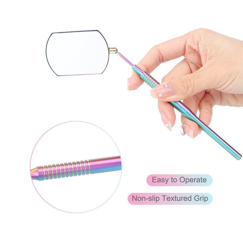 Stainless Steel 360 Degree Rotatable Mirror for Lash Extensions - DreamFlowerLashes®