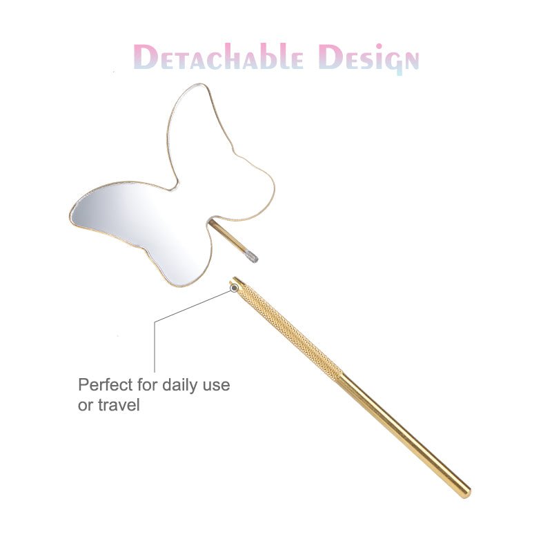 Stainless Steel Butterfly Mirror for Lash Extensions - DreamFlowerLashes®