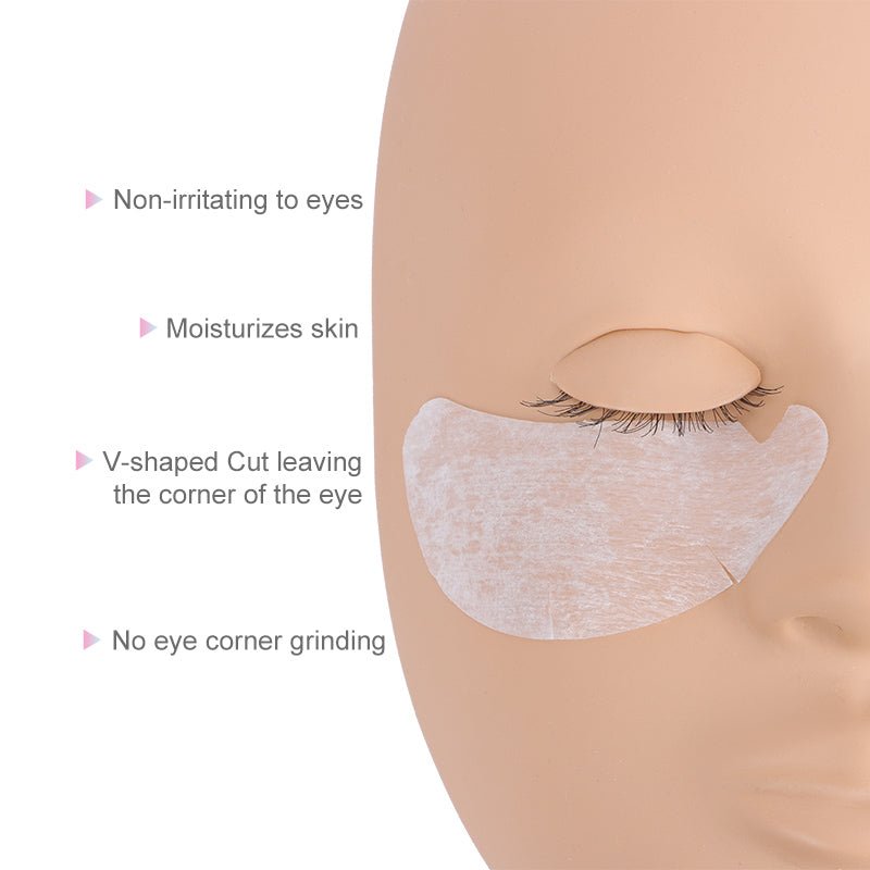V-Shape Precutted Gel Eye Pads for Lash Extensions - DreamFlowerLashes®