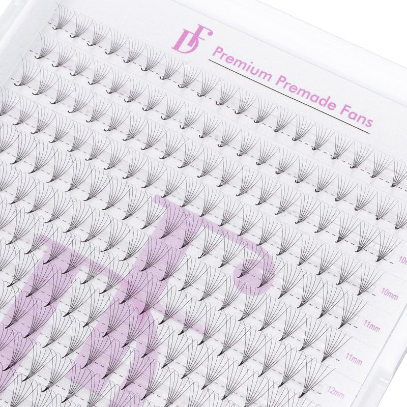 WHOLESALE 6D Large Tray 352 Fans 0.07mm Pointy Base Premade Volume Fans - DreamFlowerLashes®