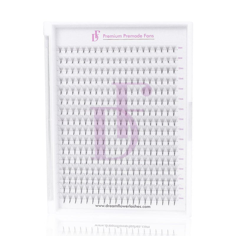 WHOLESALE 6D Large Tray 352 Fans 0.07mm Pointy Base Premade Volume Fans - DreamFlowerLashes®