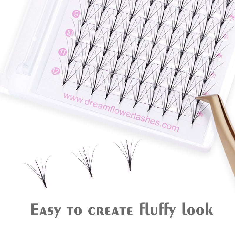 WHOLESALE Favor-5D Wispy Premade Fans - DreamFlowerLashes®